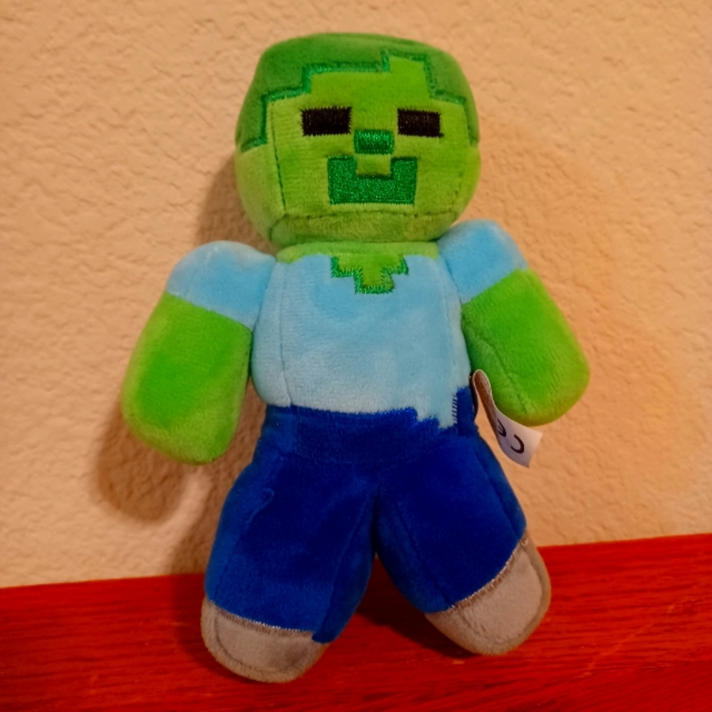 Small Minecraft Zombie Plush